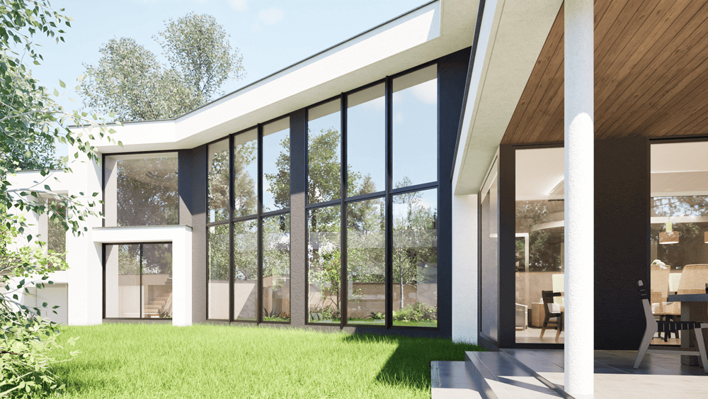 優美な曲線の壁が包みこむ別邸|BETTEI-3