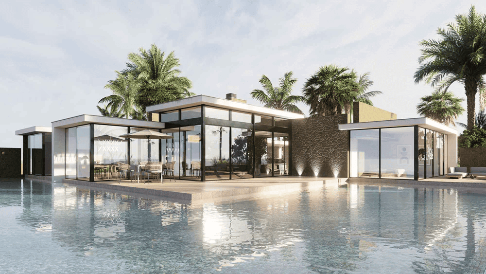 開放感とプライバシーを両立したリゾート別荘-1