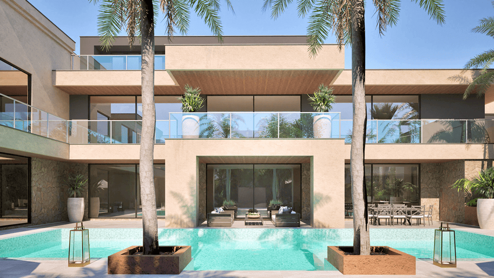 豪邸だから実現できた間取り【プライベートプール】-1