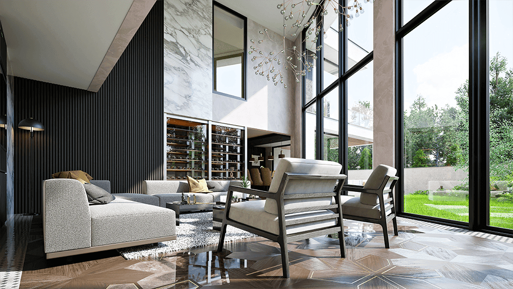 照明と素材の質感がつくる居心地-1