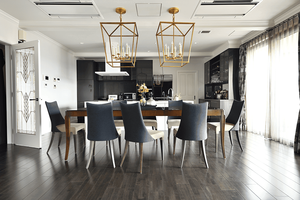 ブラック×ホワイトが映える海外モダンインテリア-1